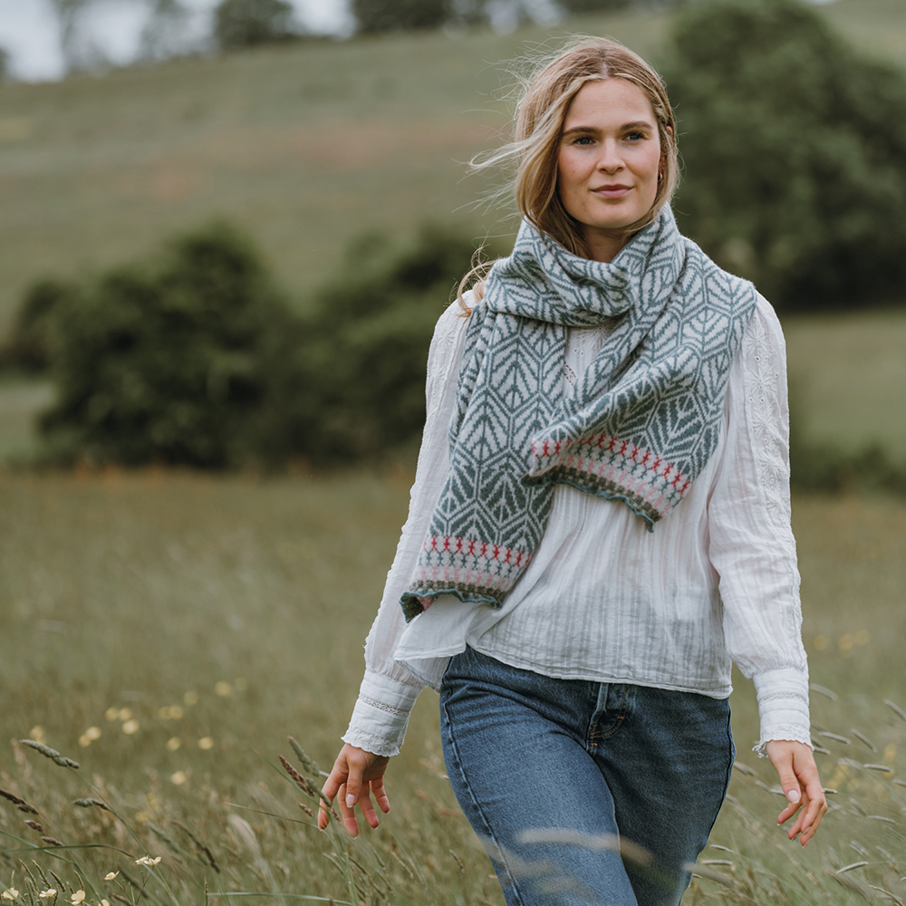 Telha Caspian ripple scarf - Image 2