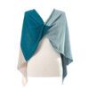 lambswool twisted poncho