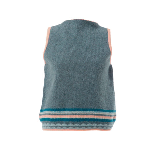 caspian ripple textured vest