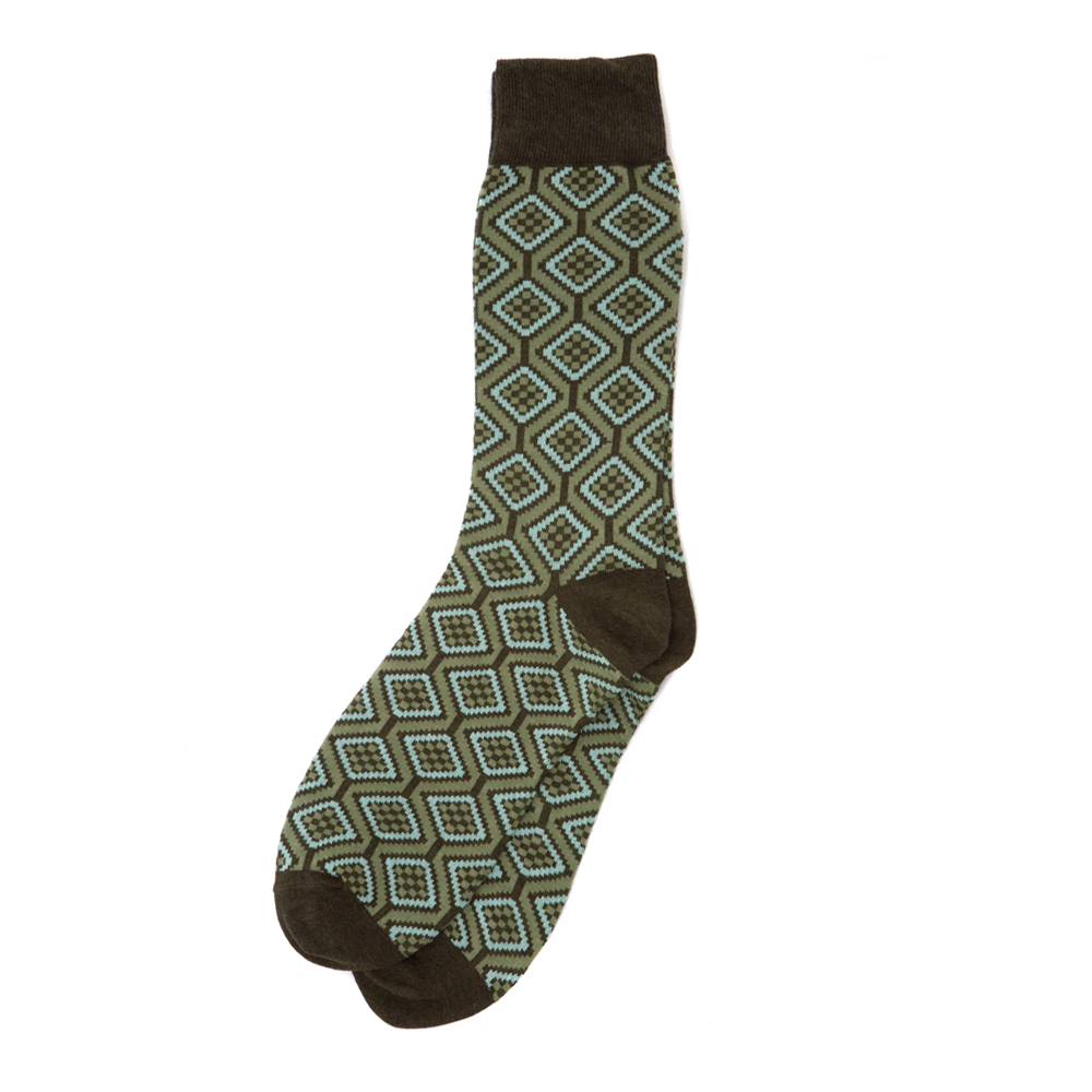 Khaki wave socks MENS