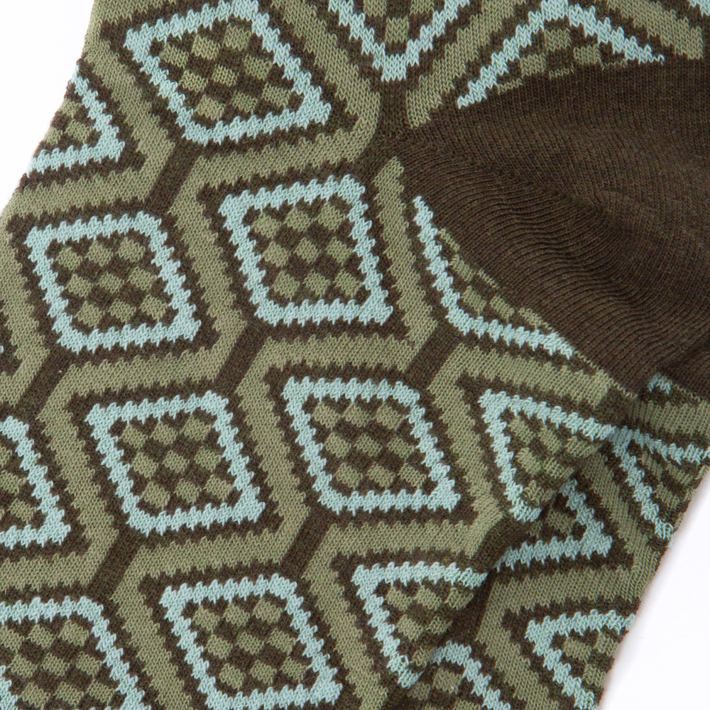 Khaki wave socks MENS - Image 2