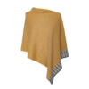 Mustard mono poncho