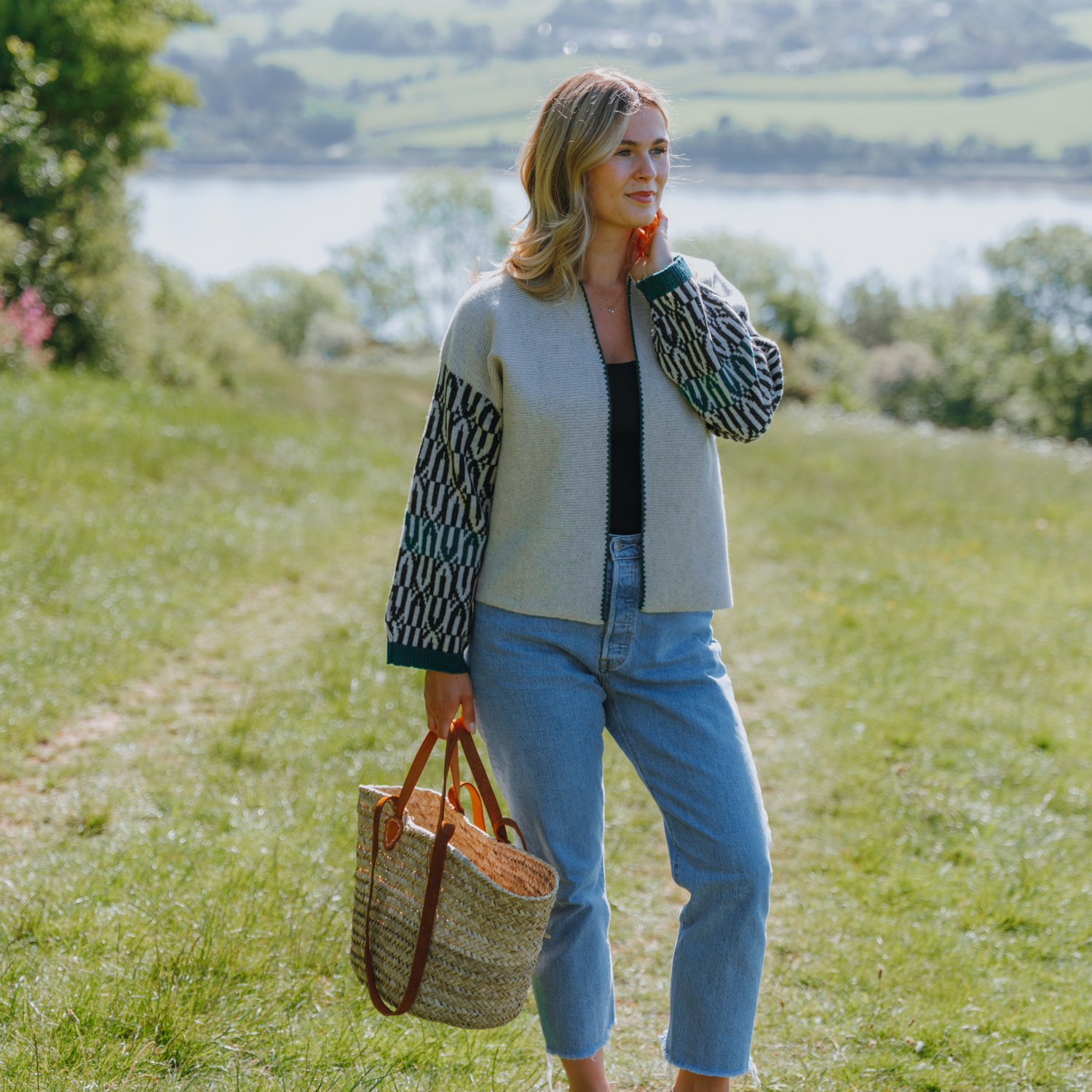 Clay mono cardigan jacket - Image 4
