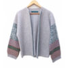 Ash grey cardigan jacket