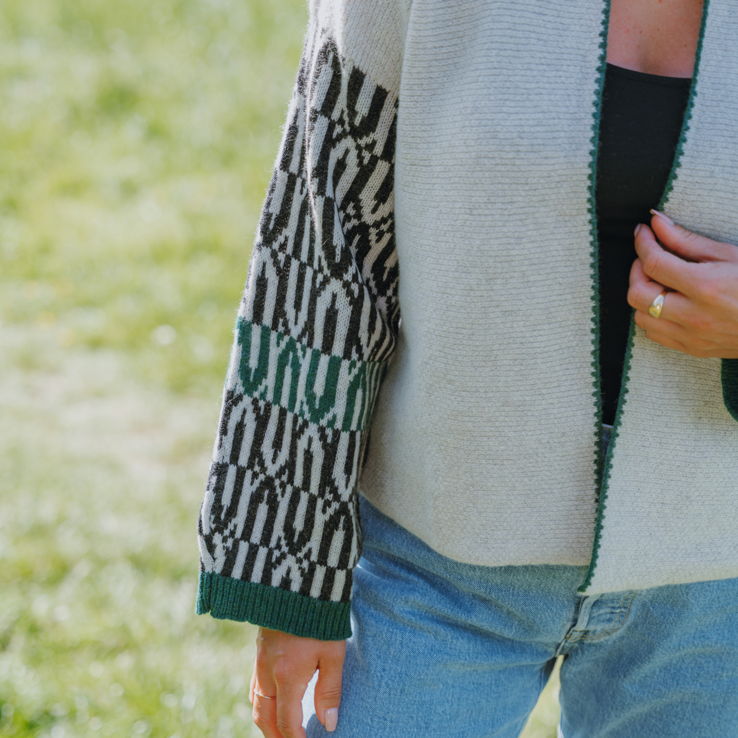 Clay mono cardigan jacket - Image 3