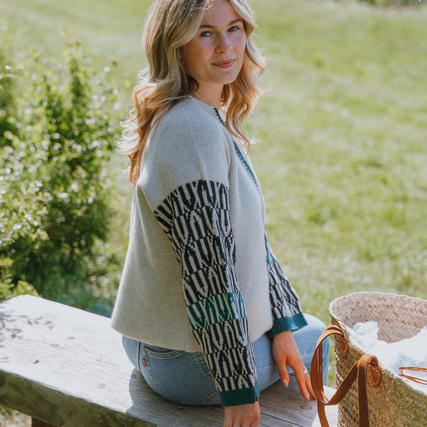 Clay mono cardigan jacket - Image 5