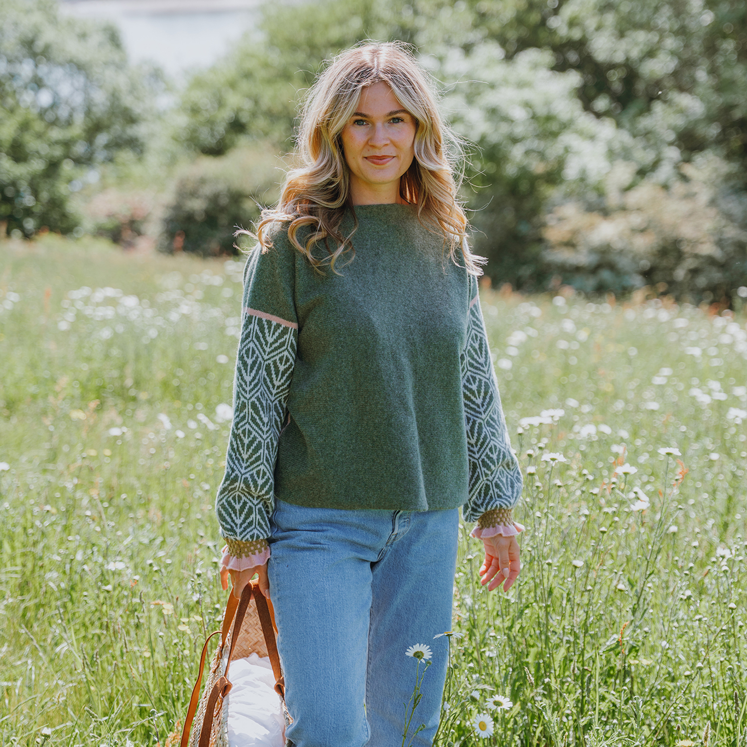 Landscape Telha frill jumper